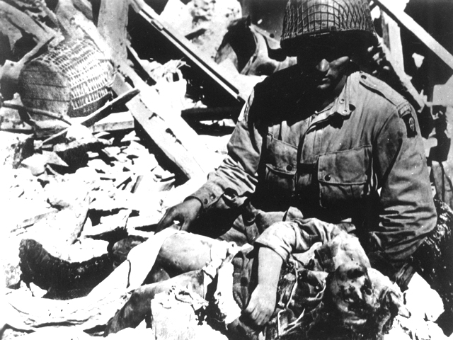 Anzio - Dead Child 82nd Airborne 1944